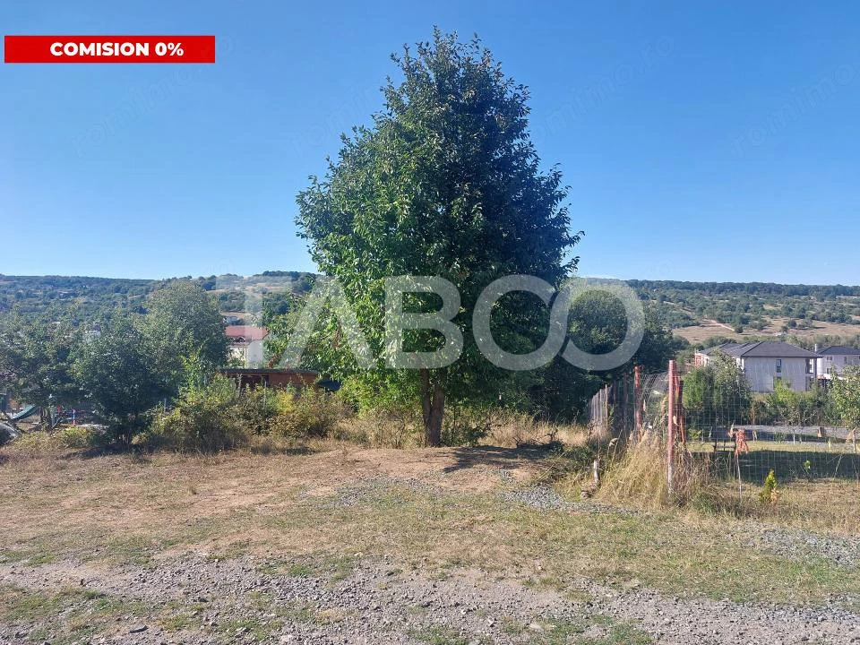 Teren intravilan 600 mp front stradal 16 m zona Muncel Cisnadie