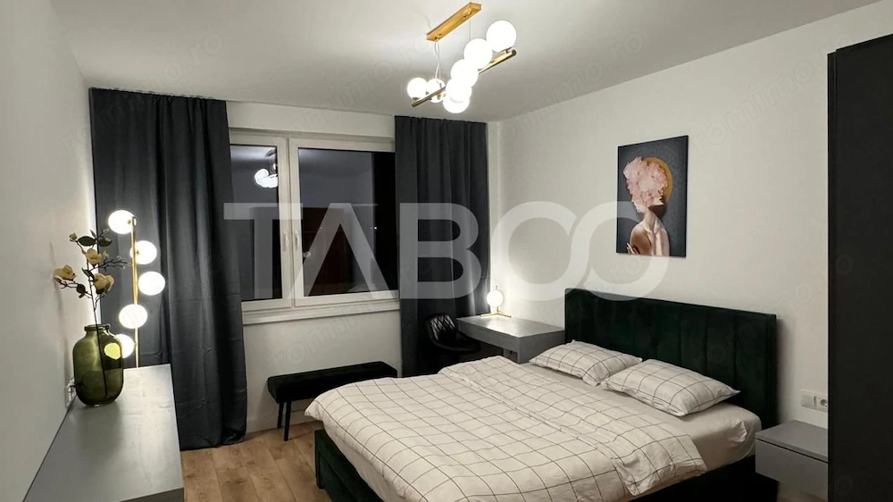 Apartament de lux 2 camere 63 mp si balcon complet mobilat si utilat