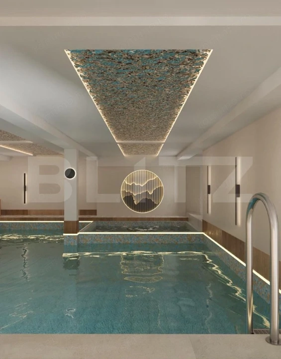 Locuinta deosebita  cu jacuzzi si piscina  interioara  .
