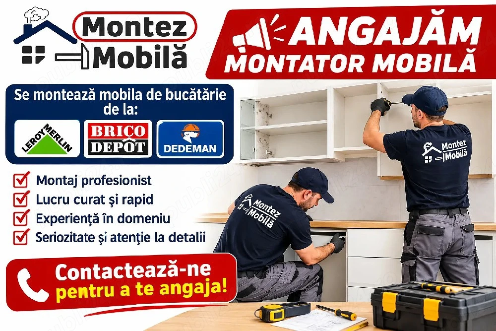Angajam montator mobila 