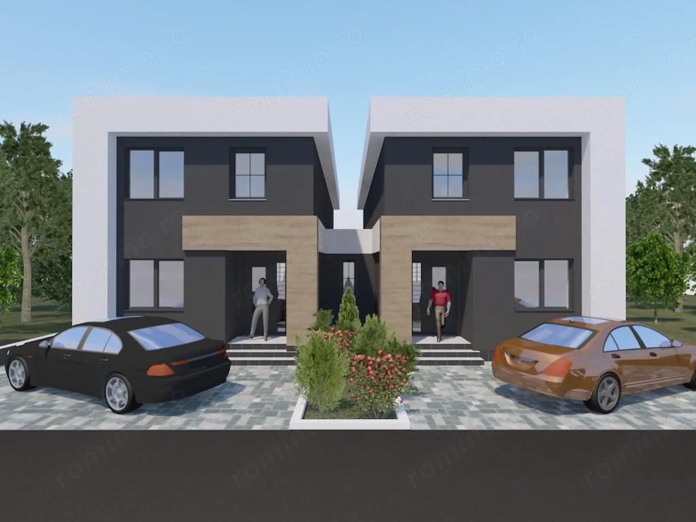 Duplex modern în Ghiroda, 151 mp utili, toate utilitățile, finisaje la alegere