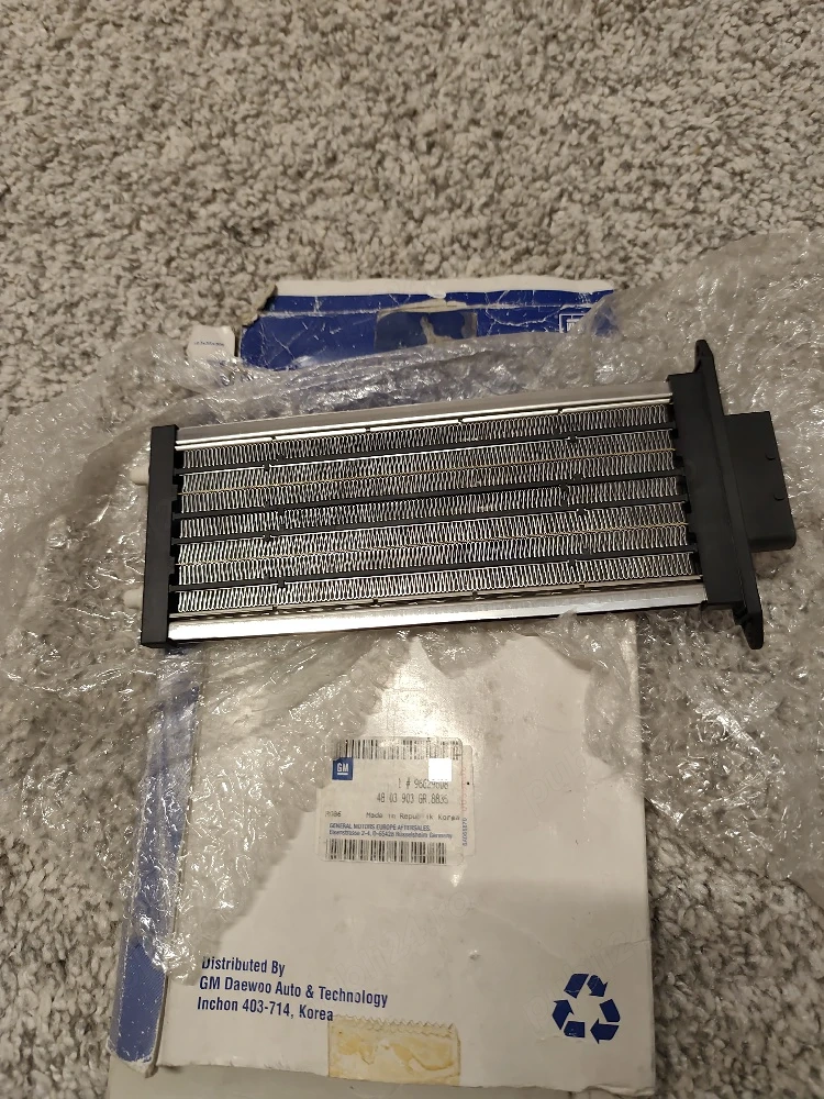 radiator auxiliar de încălzire (calorifer habitaclu) Opel Antara și Chevrolet Captiva 2006–2017