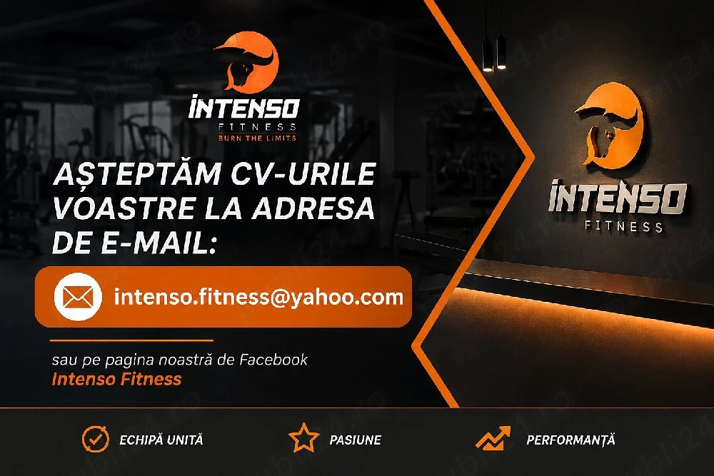 Angajăm studentă   recepție sală fitness