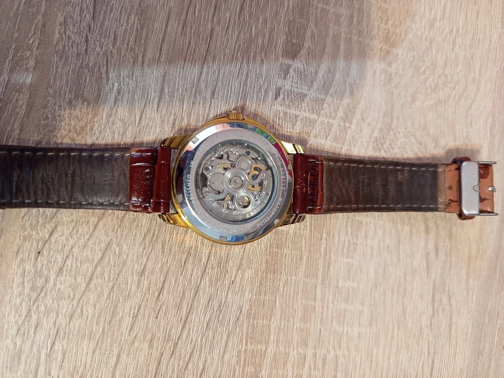 Ceas barbatesc Rotary Automatic Skeleton