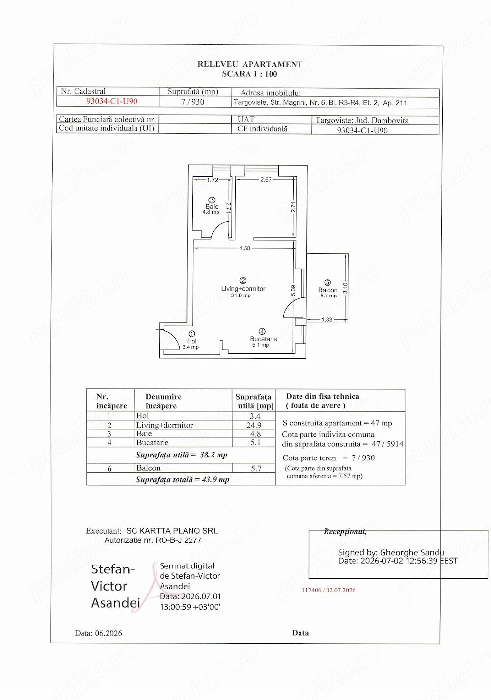 Vanzare apartament CLASS PARK Targoviste