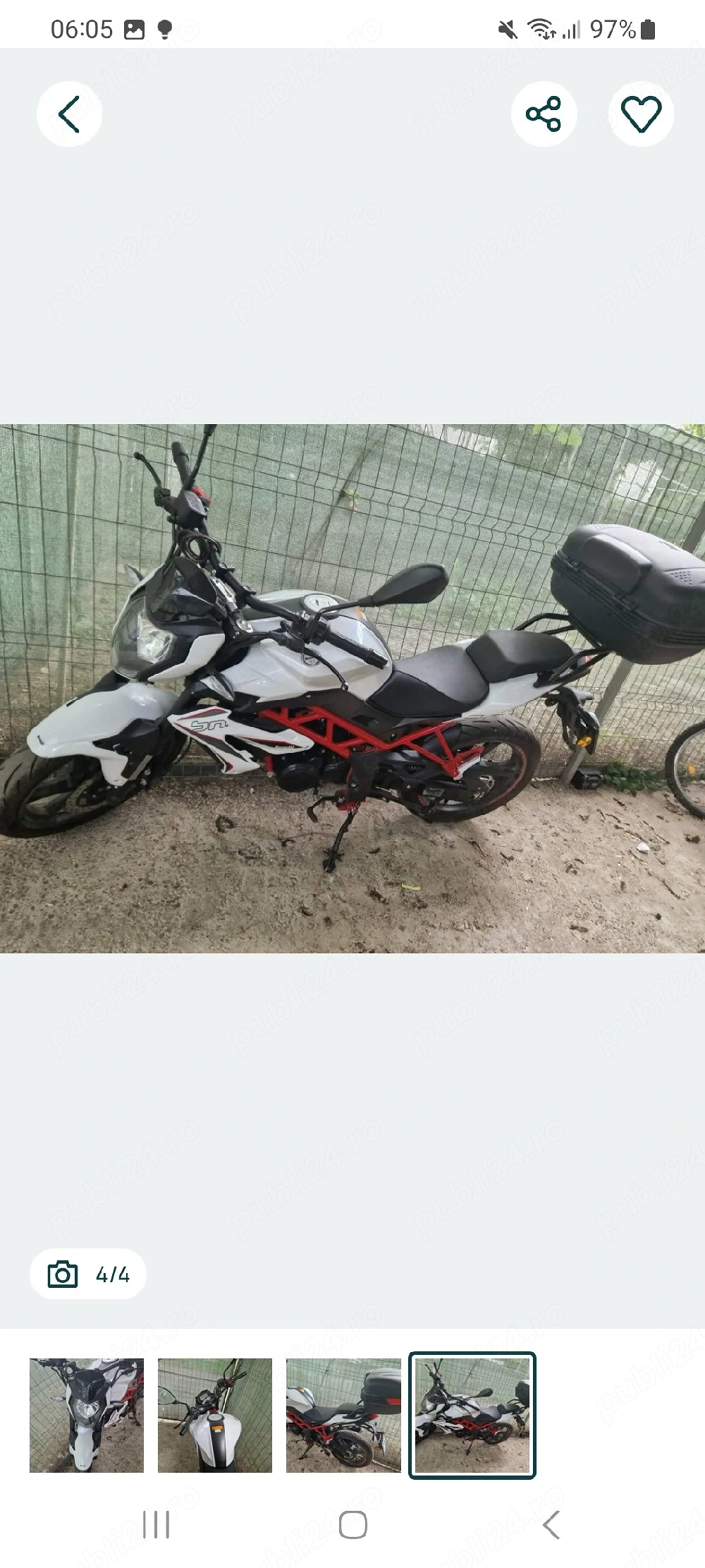 Vand Moto Benelli BN 125 