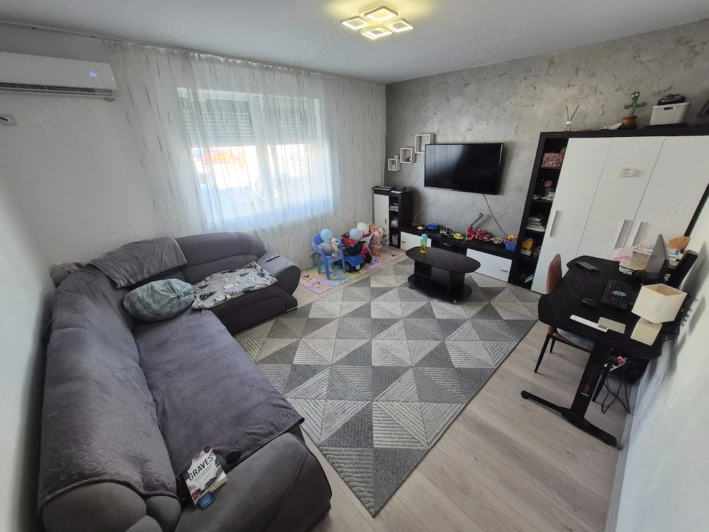 2Cam-Braytim-7Min de Spitalul Judetean-Centrala- Mobilat-55 MP-92.500 Euro! Negociabil