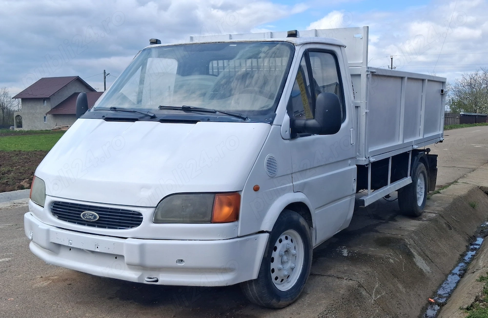 Ford transit 2.5 td basculare pe spate an 1999 in stare bună vând sau schimb  