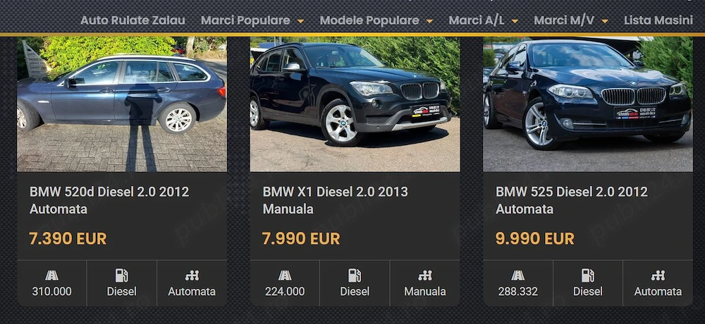 Mașini Second Hand -Auto Dan srl - Zalău   