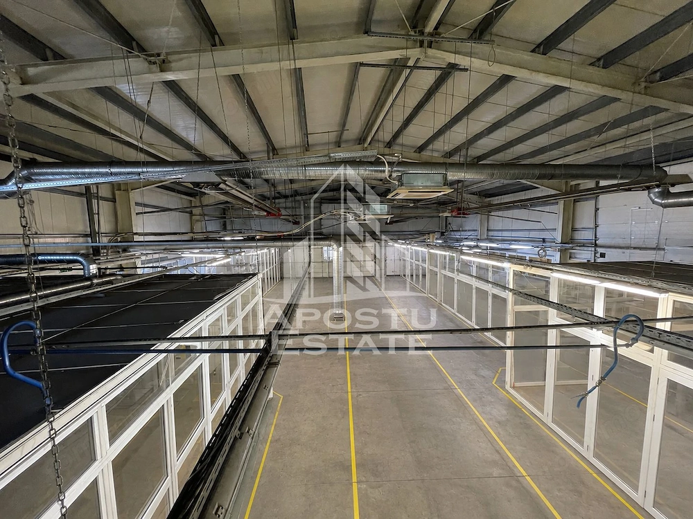 Hala industriala cu birouri, locatie foarte buna, Buziasului.