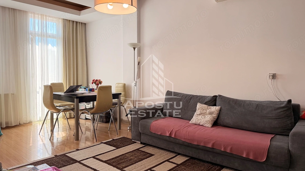 Apartament cu 2 camere, centrala proprie, bloc nou, zona Fratelia