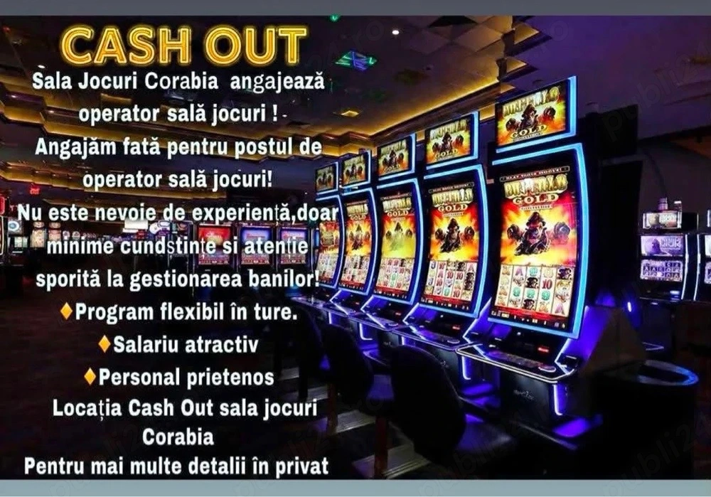 cash out sala jocuri angajeza fete