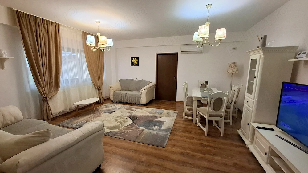  Apartament 3 camere, curte personală, foișor, mobilat. Termen lung! 
