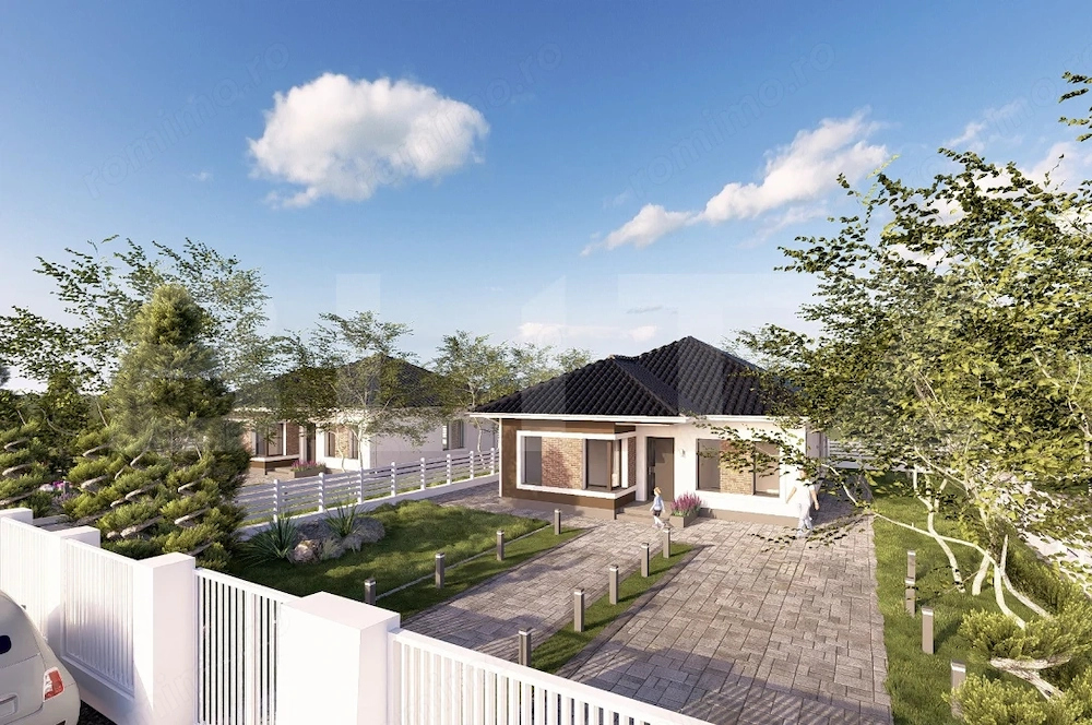 Casă modernă 3 camere, 93mp, Ansamblu rezidențial Ciurbesti