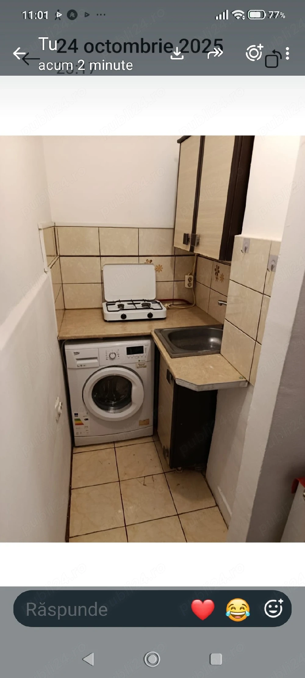 Pf inchiriez garsoniera Țiglina 1 et 2 10 mobilată utilată pe termen lung 