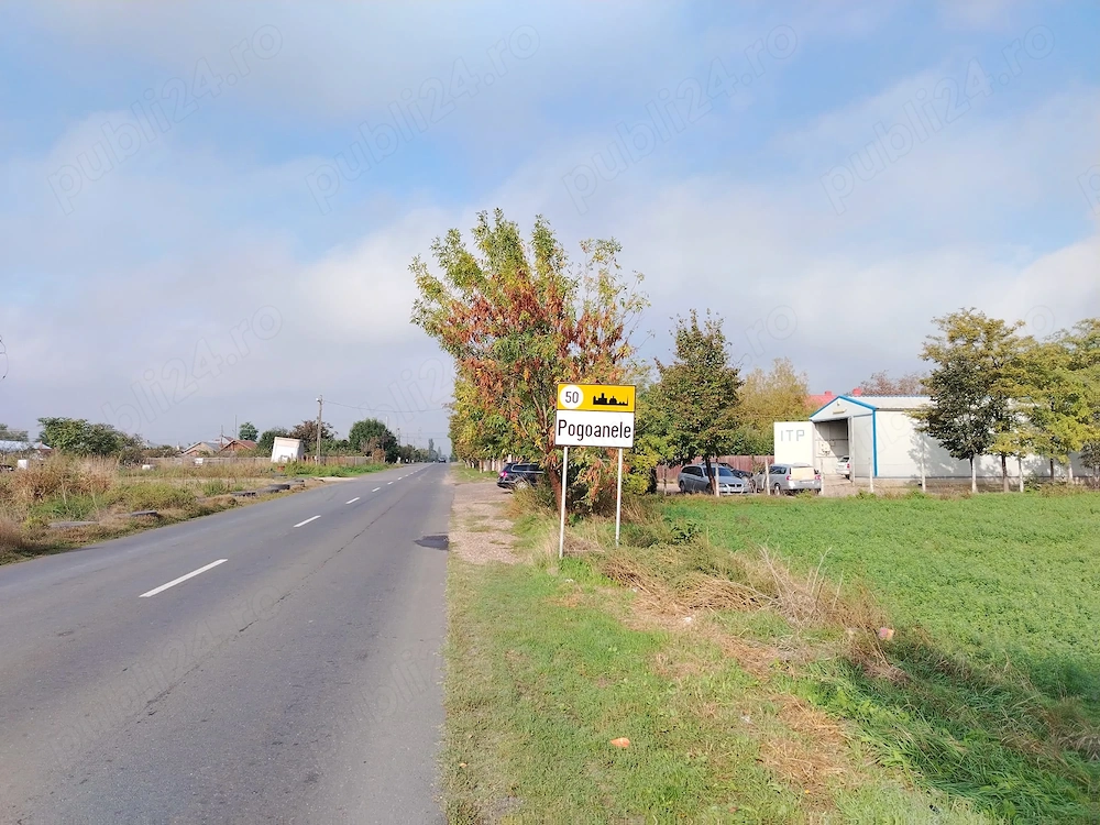 Teren 2.600 mp - deschidere 35m-intrare Pogoanele dinspre Buzau