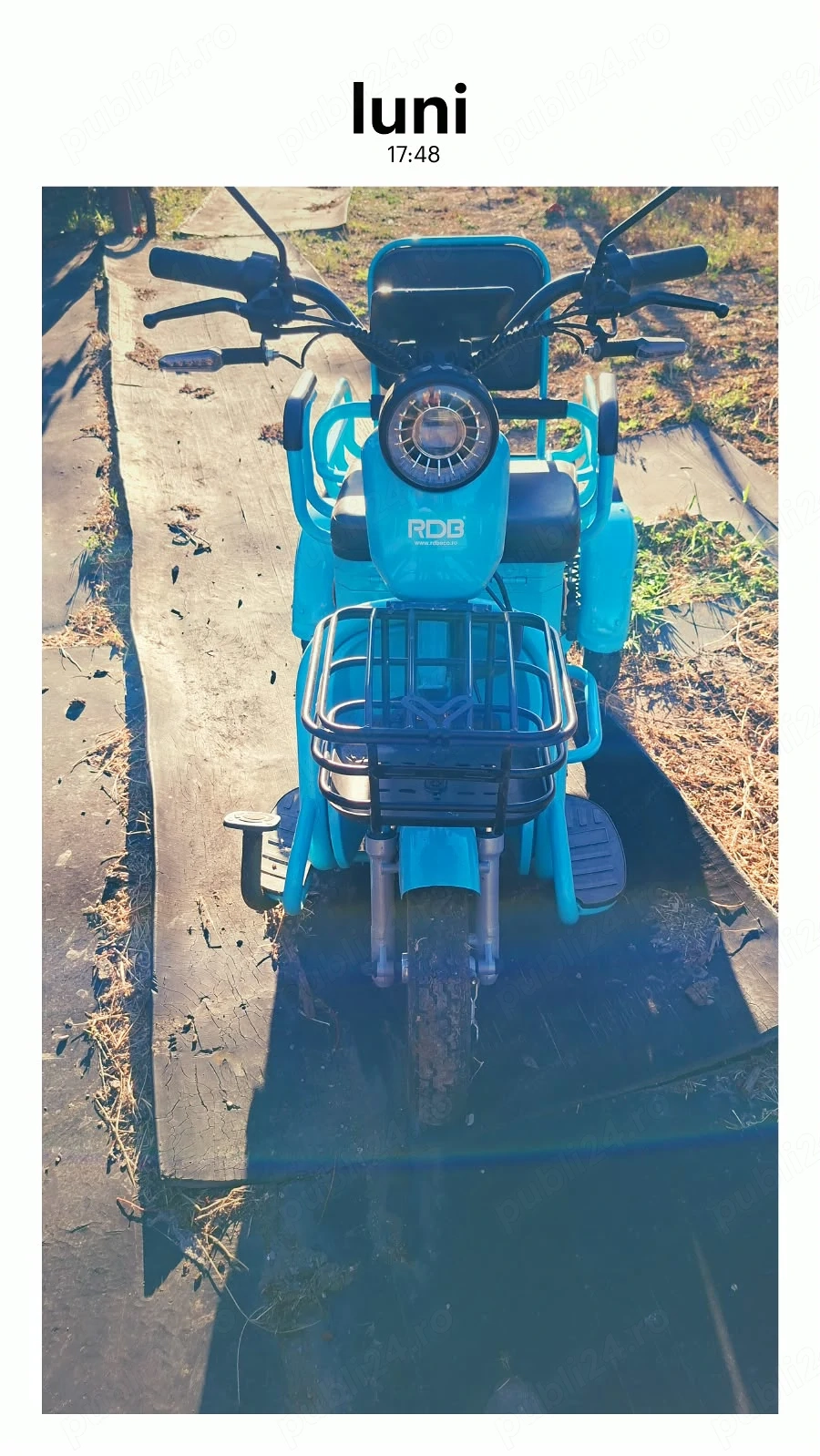 MOTOCICLU electric 1Kw