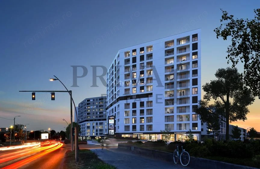 Apartment nou 2 camere, prima închiriere, parcare, City of Mara
