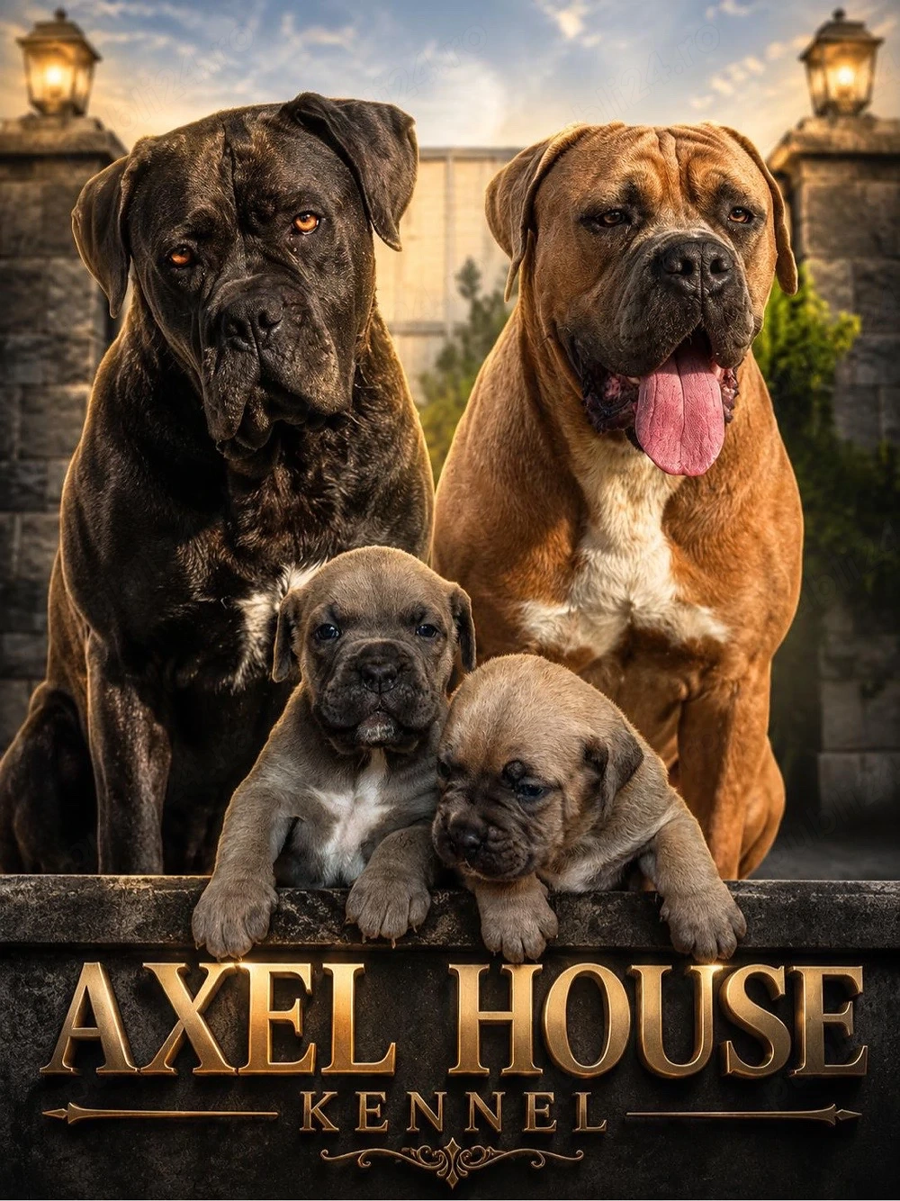 Pui Cane Corso cu Pedigree   Rezervări Deschise