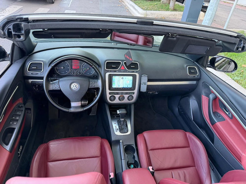 VW Eos CABRIO Sport 140cp cu DSG! integral PIELE, CarPlay, XENON, scaune încălzite, TRAPĂ