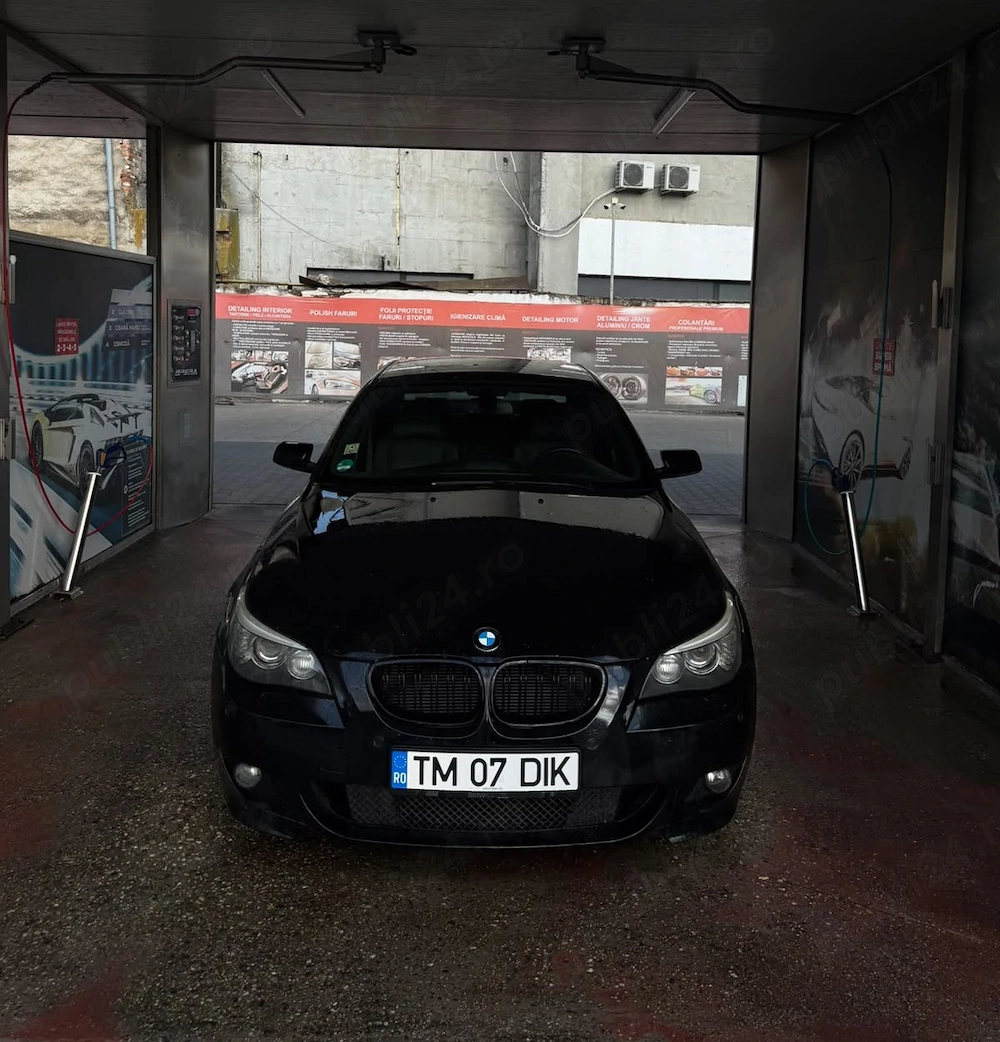 BMW Seria 5 E60 LCI 520d 163cp M47 Negru M Paket - Jante Style 135M