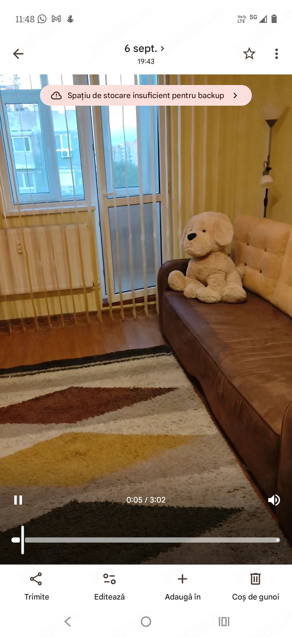 Proprietar vând apartament 2 camere 