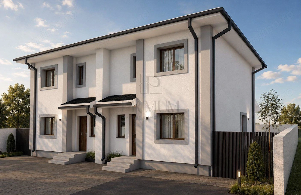 DUPLEX LANGA ASFALT - TOATE UTILITATILE - 3 DORMITOARE