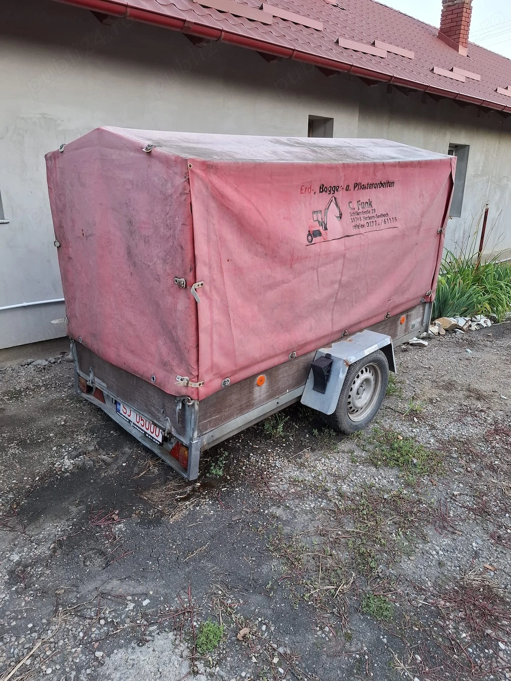 Vând remorcă adusă din Germania în stare bună 