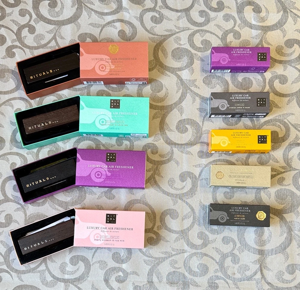 Odorizant rezerve masina/auto Rituals diferite modele