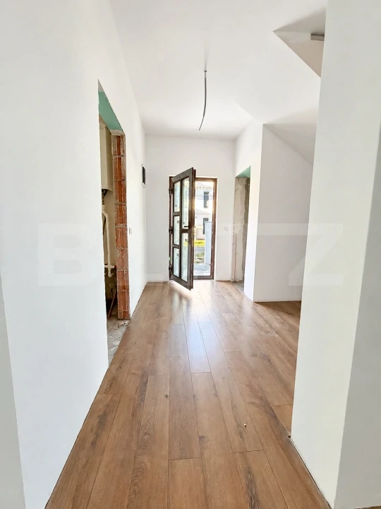 Duplex modern în Giroc-cu vedere spre zonă verde, 120 mp