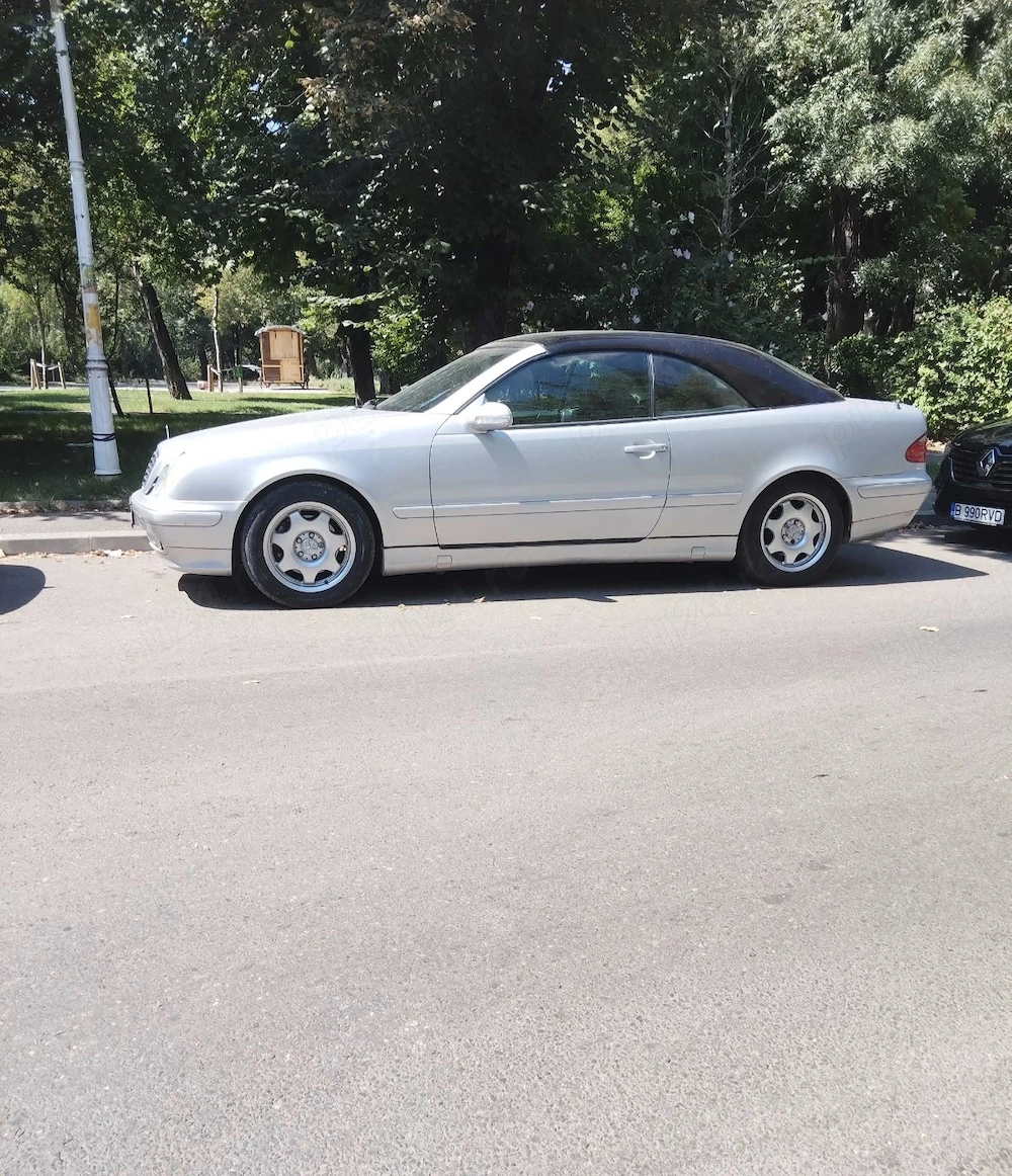 Vând Mercedes CLK W208 CABRIO ,106 000 km +hard-top original Wiessman