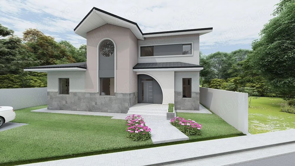 Casa in constructie + teren