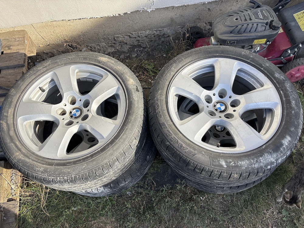 Vând 4 jante aluminiu originale bmw pe 17