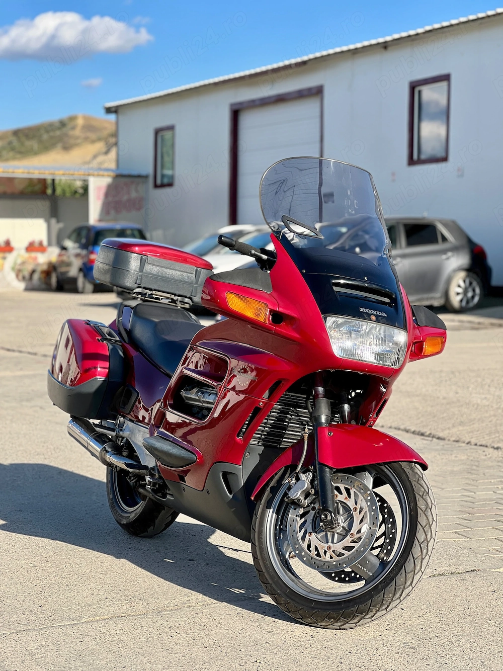 Honda ST 1100 Pan European 1991, cutii originale + topcase, cardan, 119.934 km