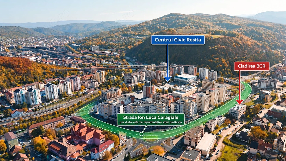 Spatii disponibile de închiriat | 246 - 1.400 mp | Resita Centru