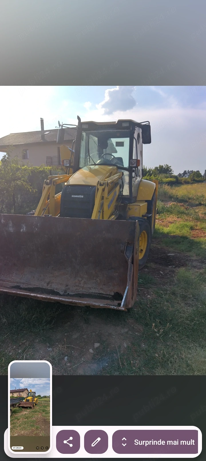 Vând buldoexcavator!