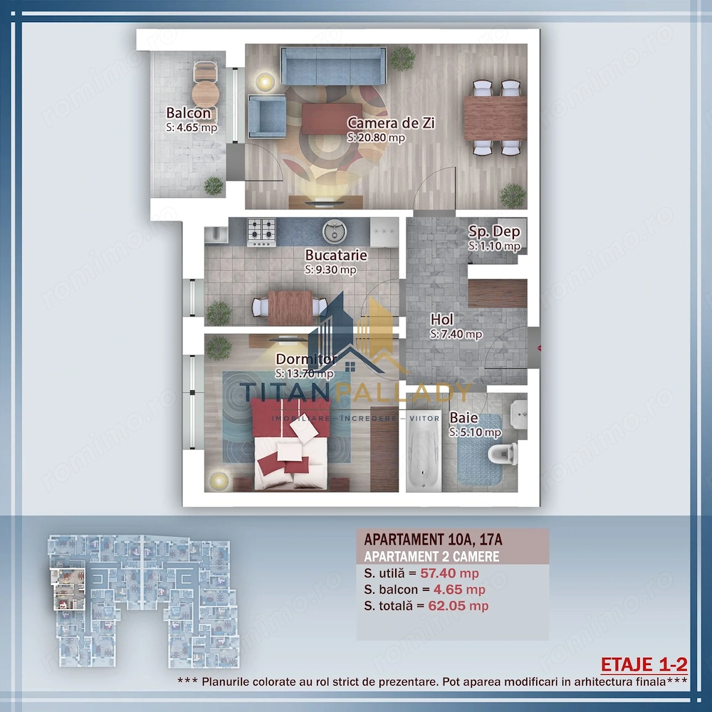 2 Camere FINALIZAT / Premium Boutique/ 62mp / Titan-Pallady / Bloc nou