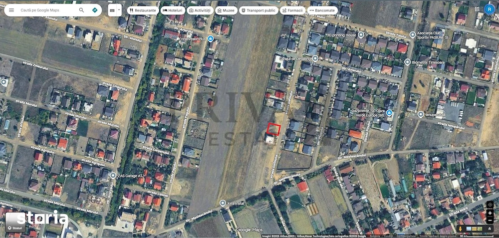 Teren intravilan pentru casa, 668 mp, fs 17 ml, Mosnita Veche