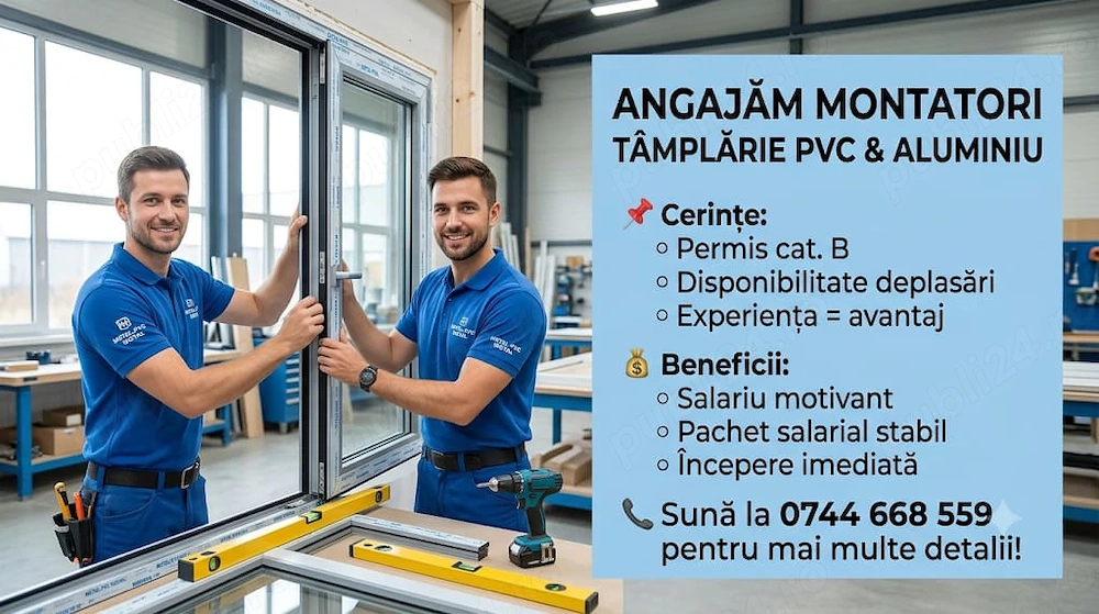 MONTATORI tamplarie termopan si aluminiu