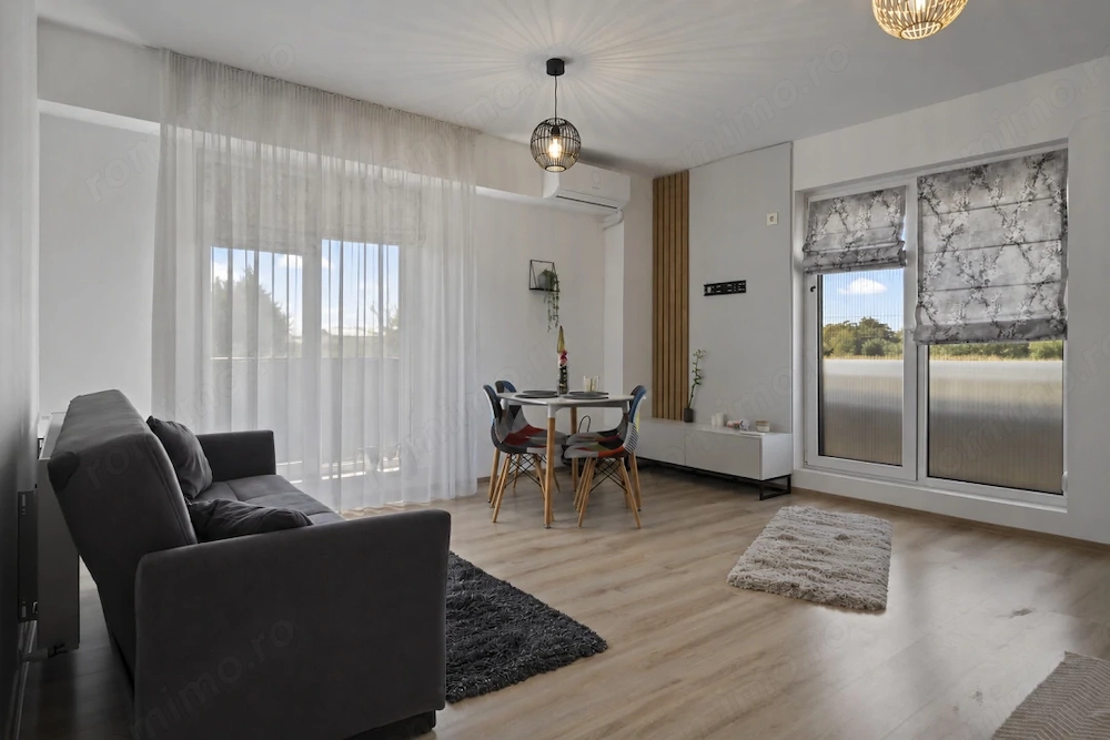 2 camere Tunari, complet mobilat, loc parcare, langa Cosmopolis