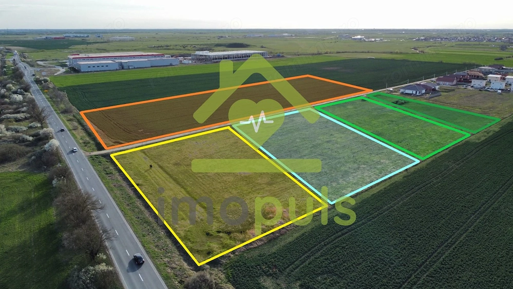 🗺️ Terenuri industriale – Sânandrei – lângă A1 și Centura Nord
