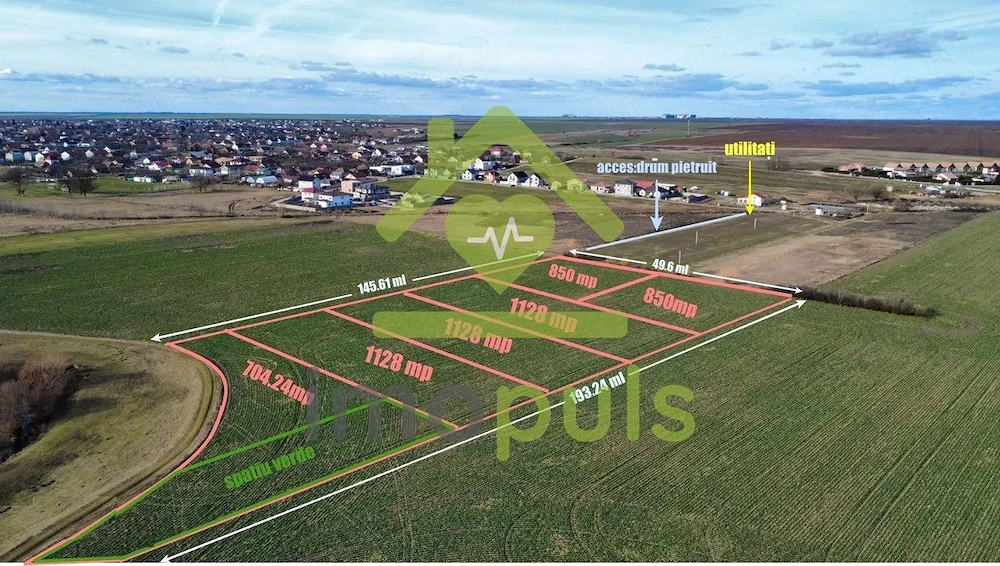 🗺️ P.U.Z. 5+1 parcele pentru blocuri – Comuna Sânandrei ✨