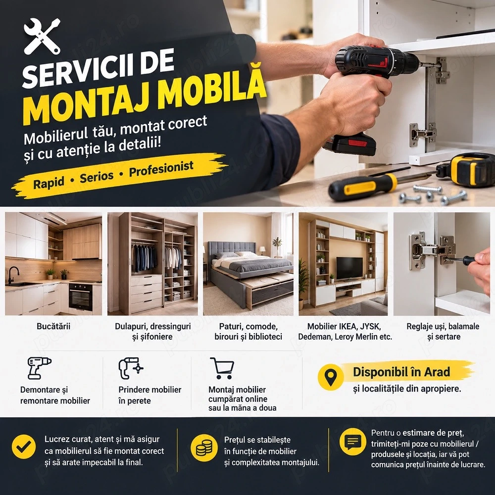 Montaj mobilă