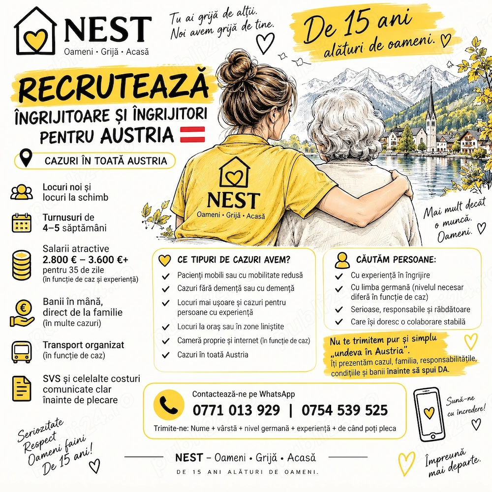 Locuri de munca in Austria