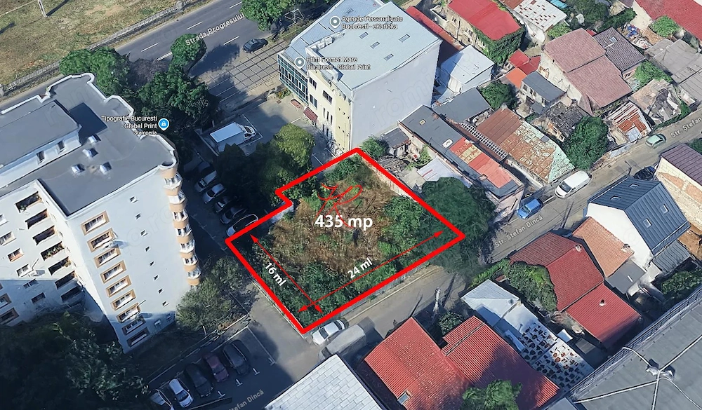 Vanzare teren Progresului pentru bloc birouri