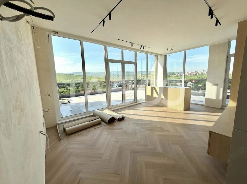 Penthouse de vanzare zona Gheorgheni vedere panoramica finisat premium
