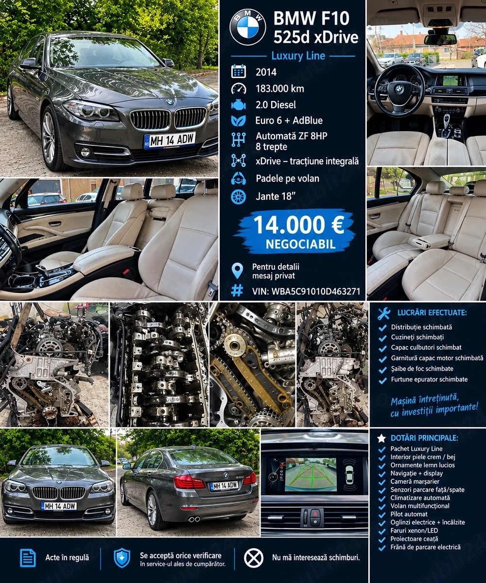 BMW F10 525d xDrive Luxury