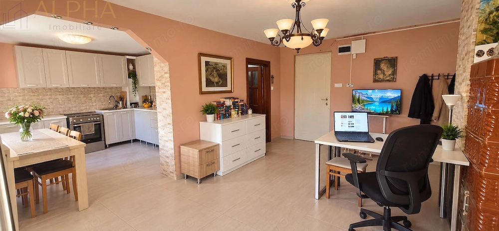 APARTAMENT CU GRADINA, TERASA SI CAMERA LA MANSARDA – UNIREA, BISTRITA