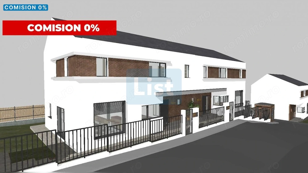 0% Comision – Duplex de vanzare, 126 mp, 280 mp teren, strada Câmpului