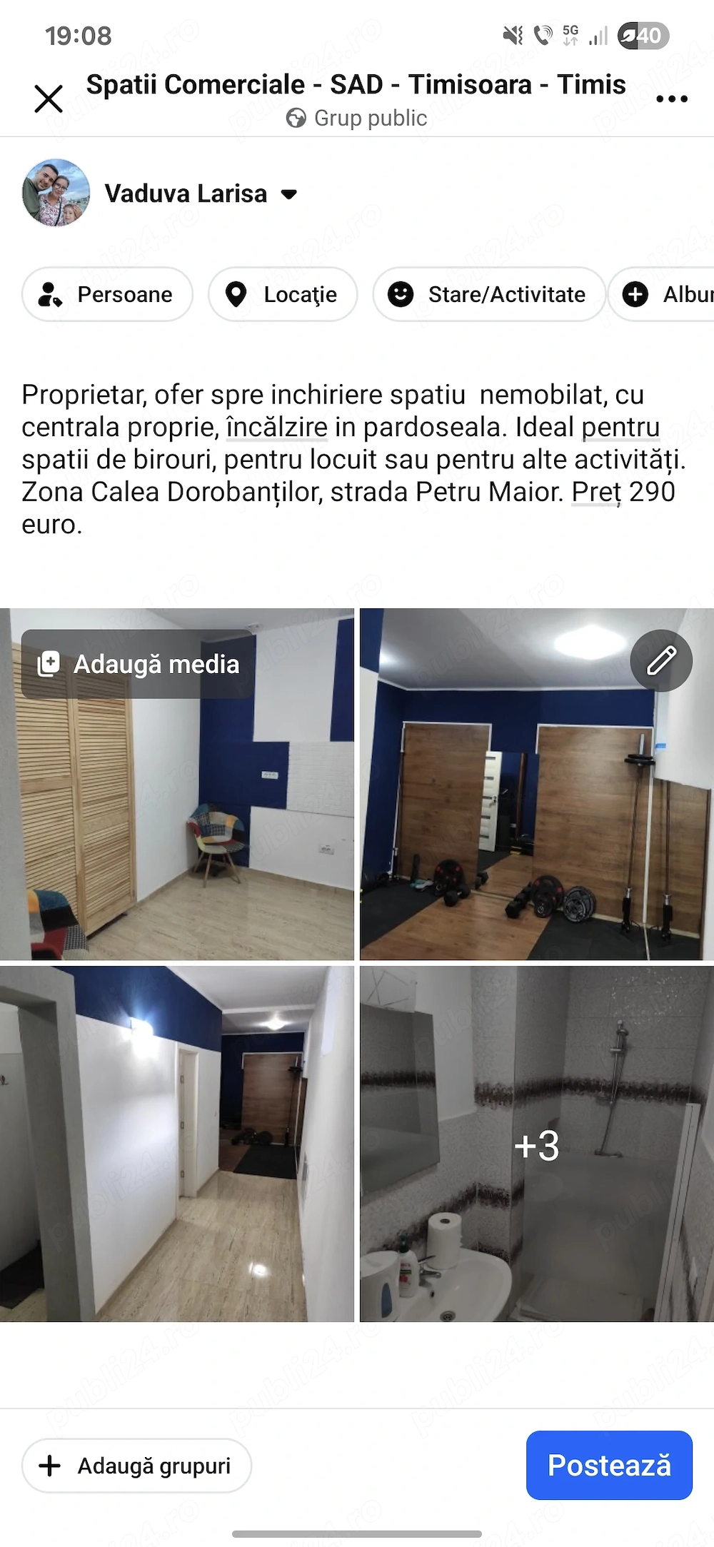 Spatiu comercial zona Calea Dorobanților